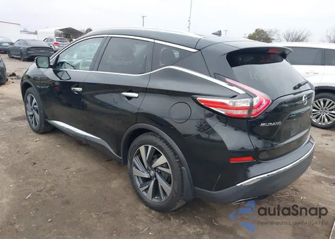 2015 Nissan Murano Platinum из США, поврежденный, VIN 5N1AZ2MH7FN262806